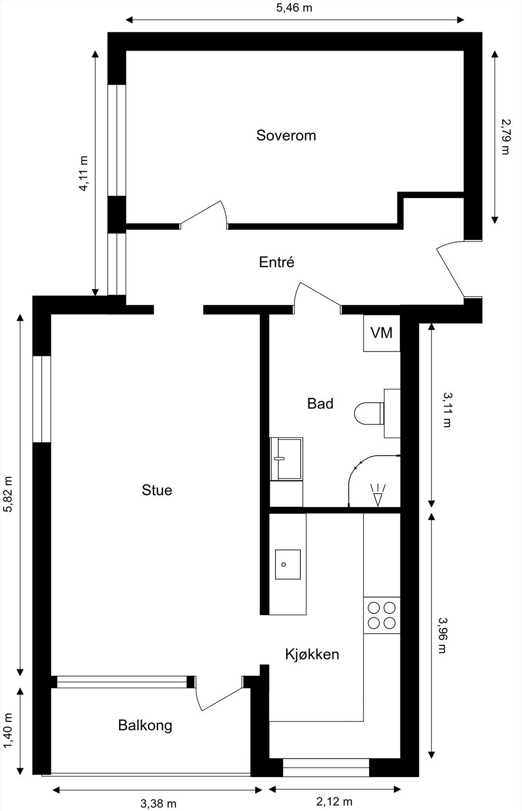 Plantegning. Galleribilde