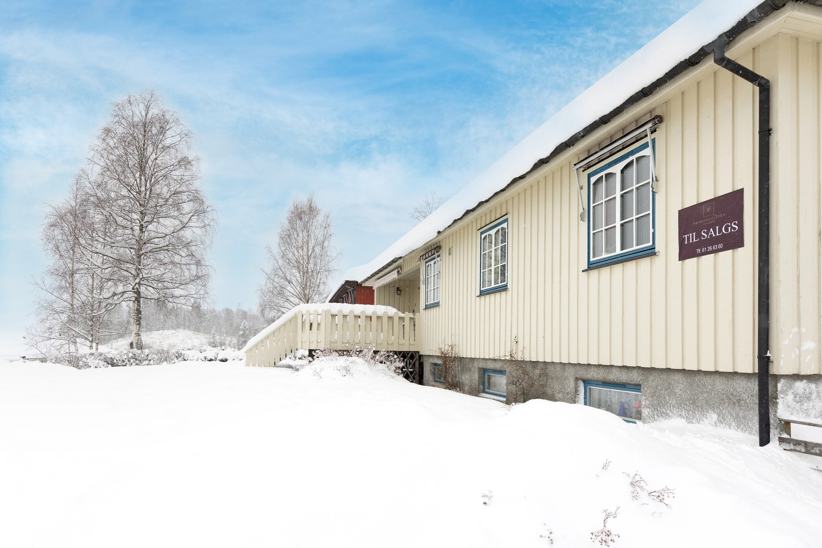 Delvis flat og praktisk eiet tomt på nesten 1 mål Galleribilde