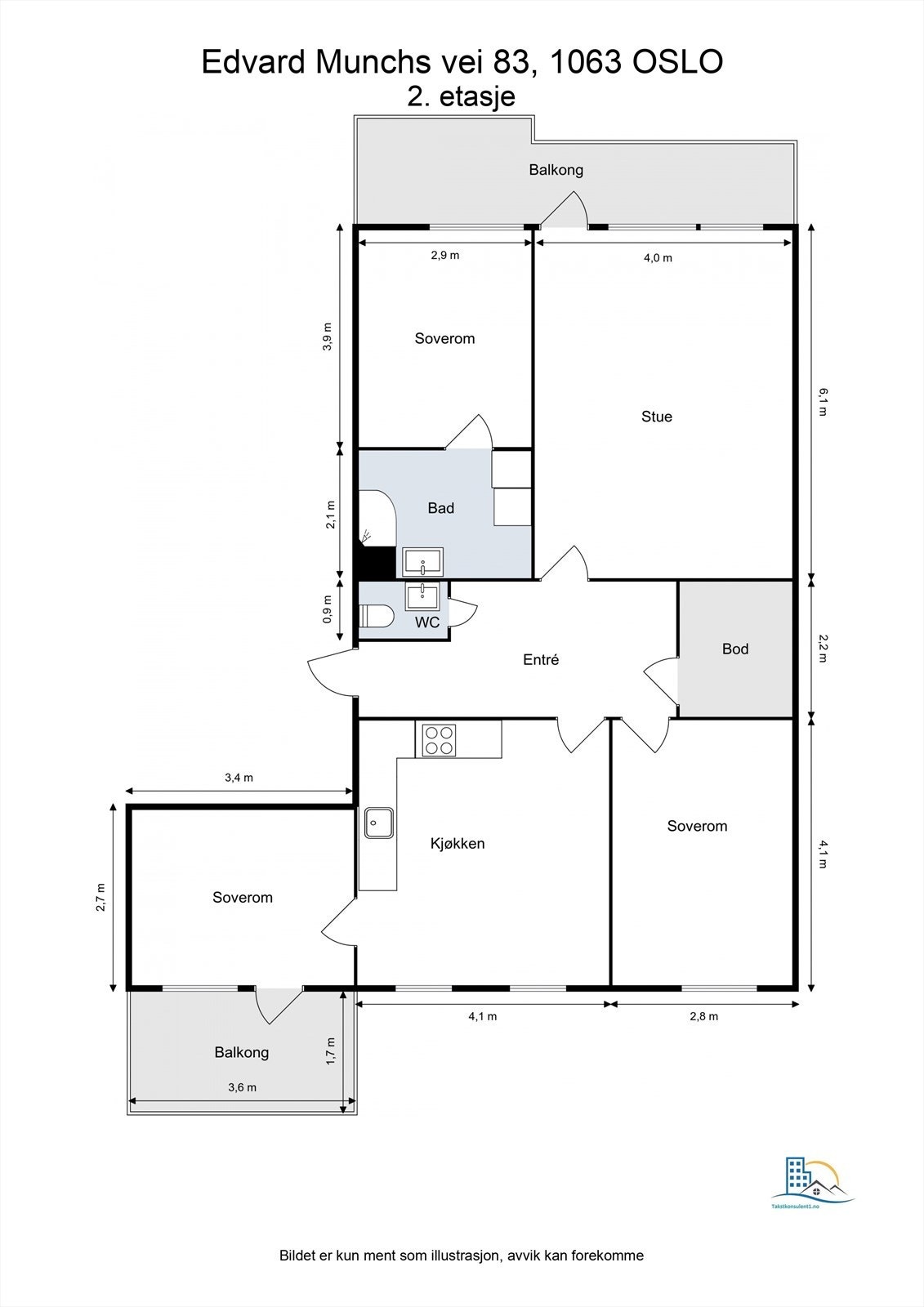 Plantegning Galleribilde