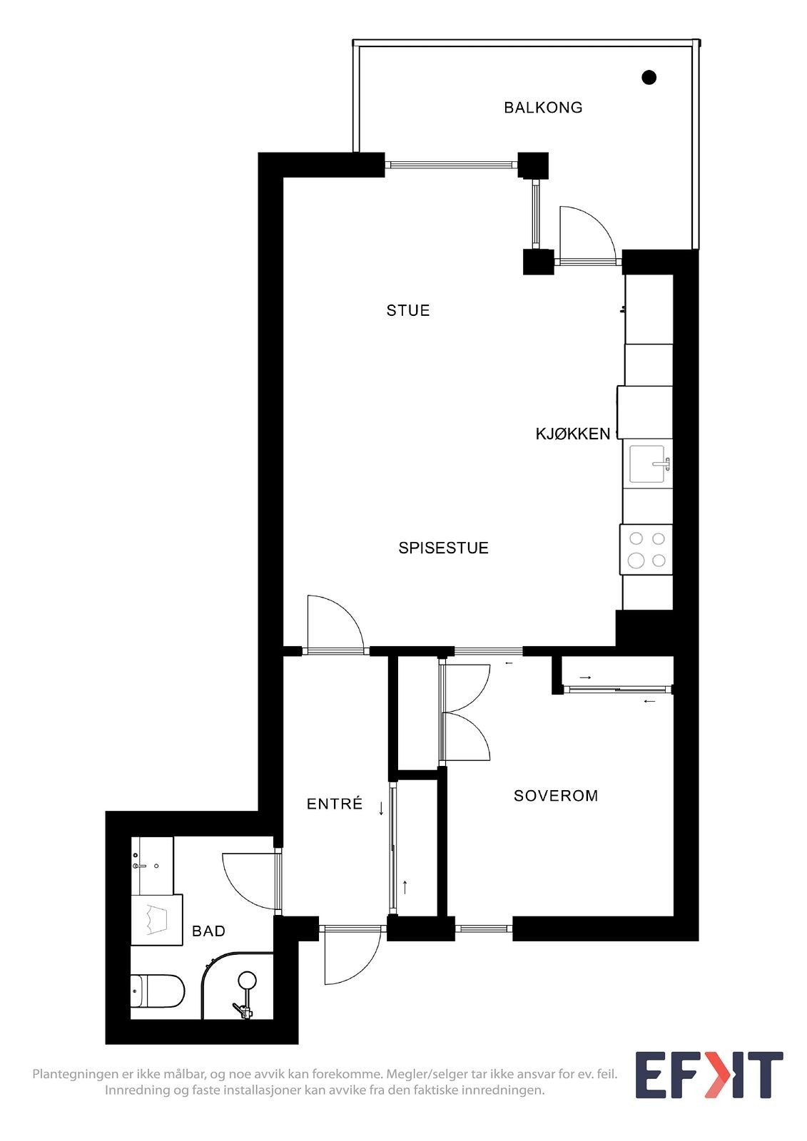 Plantegning Galleribilde