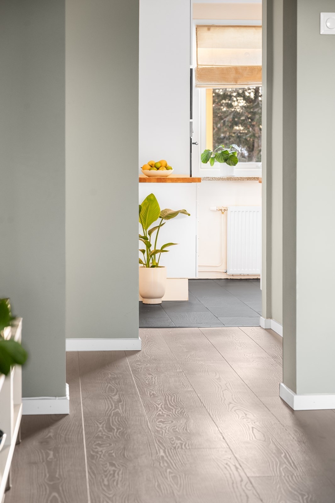 Videre tar vi turen inn til kjøkkenet. Galleribilde