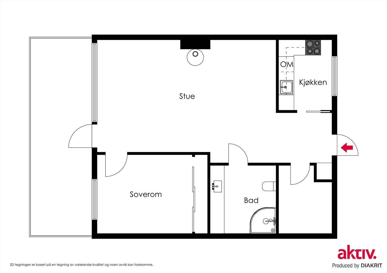 Plantegning Galleribilde