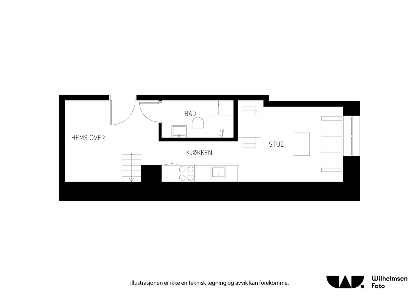 - Plantegning. I tillegg medfølger ekstern bod. Galleribilde