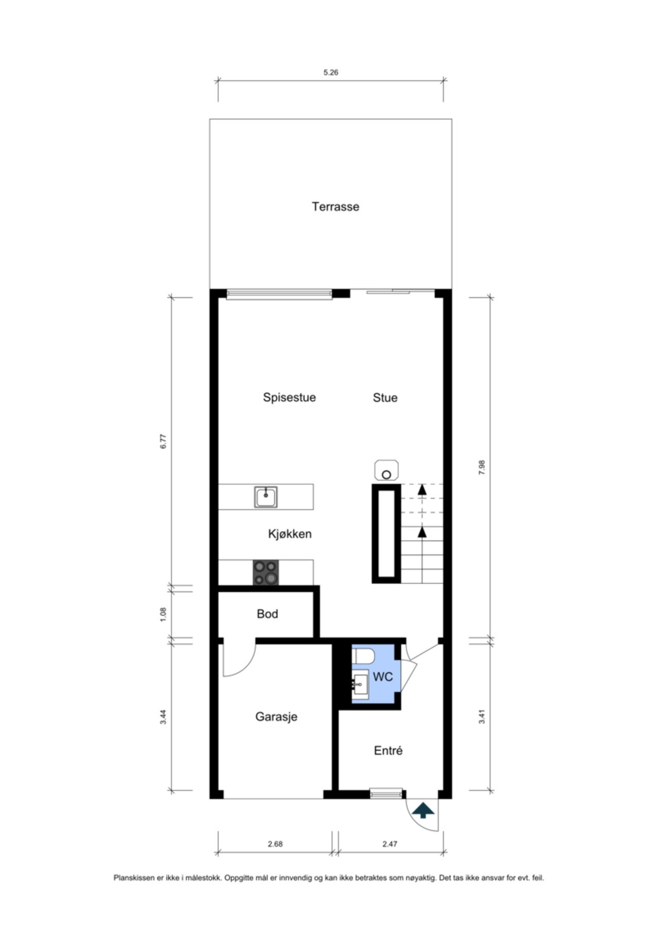 Plantegning 1. Etasje Galleribilde