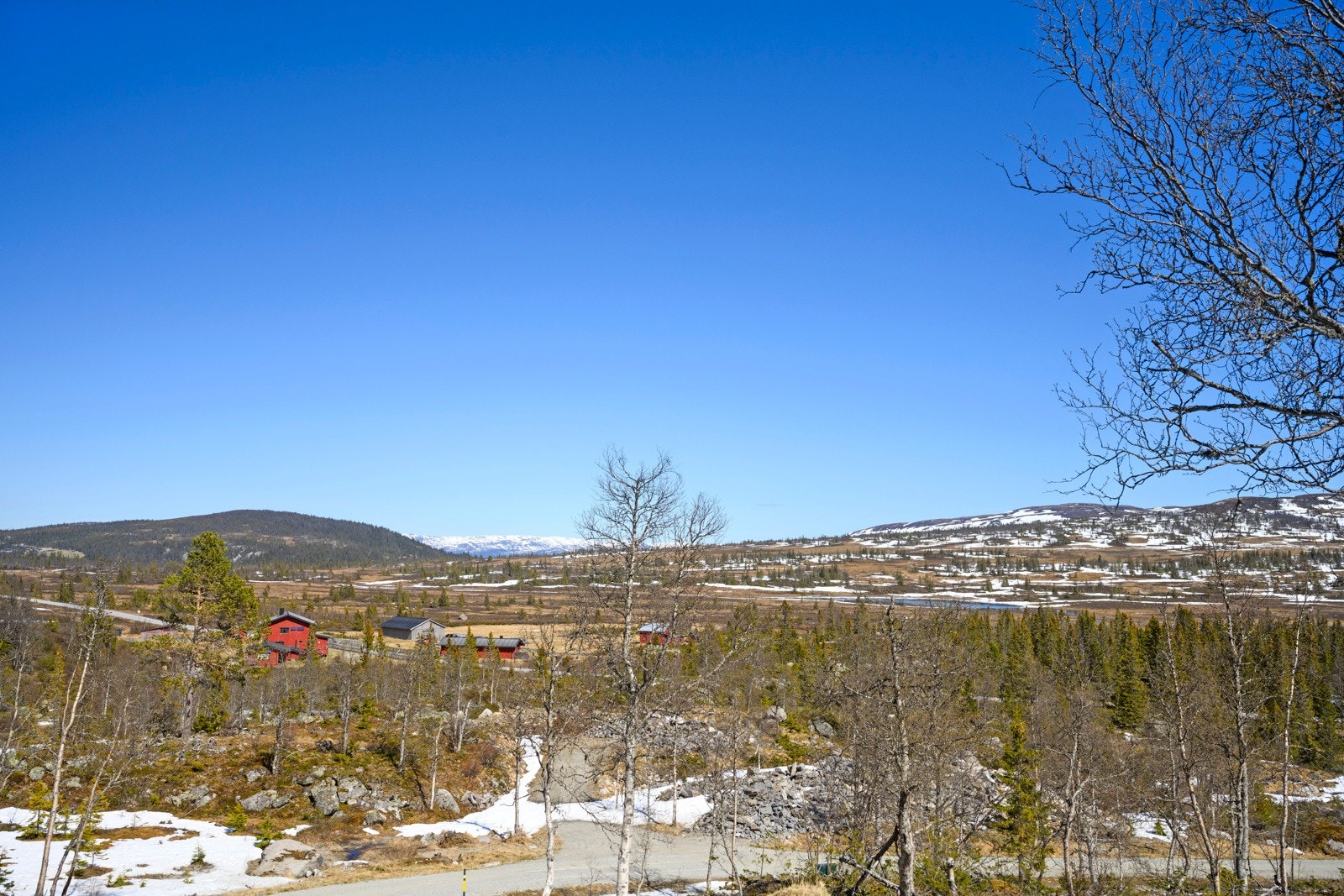 Utsikten fra hytta Galleribilde