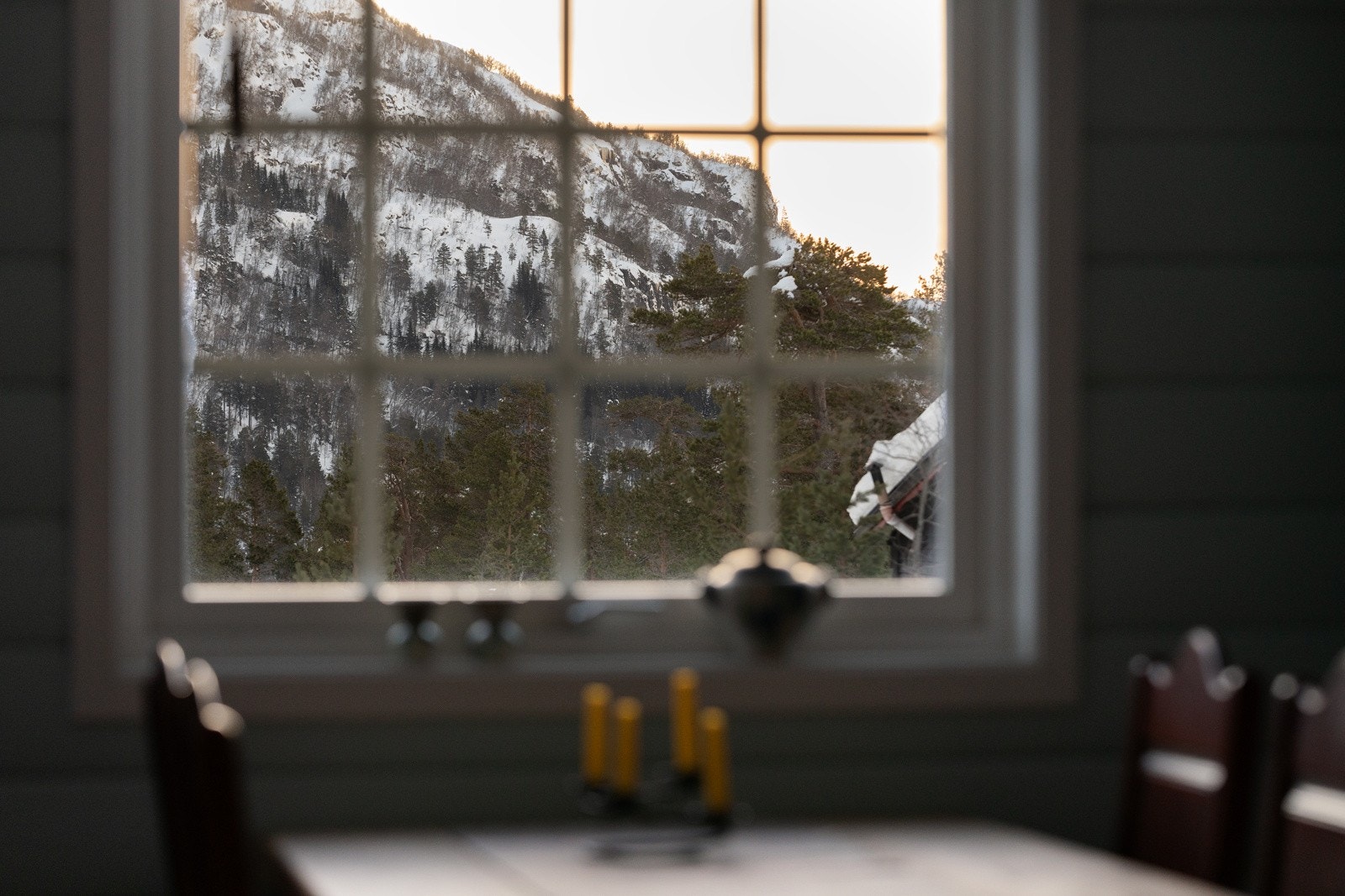 Lekker utsikt fra spisebordet. Galleribilde