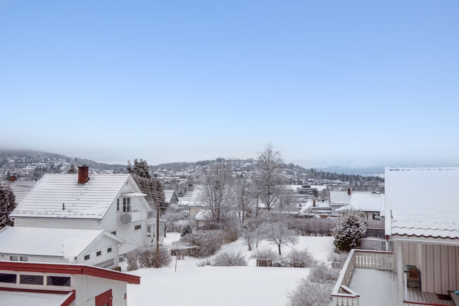 Utsikt om vinteren Galleribilde