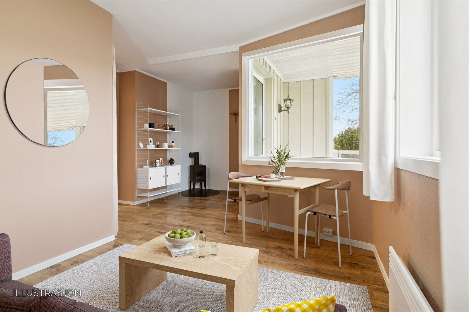 Dette er en arealsmart leilighet som rommer overraskende mye. Galleribilde