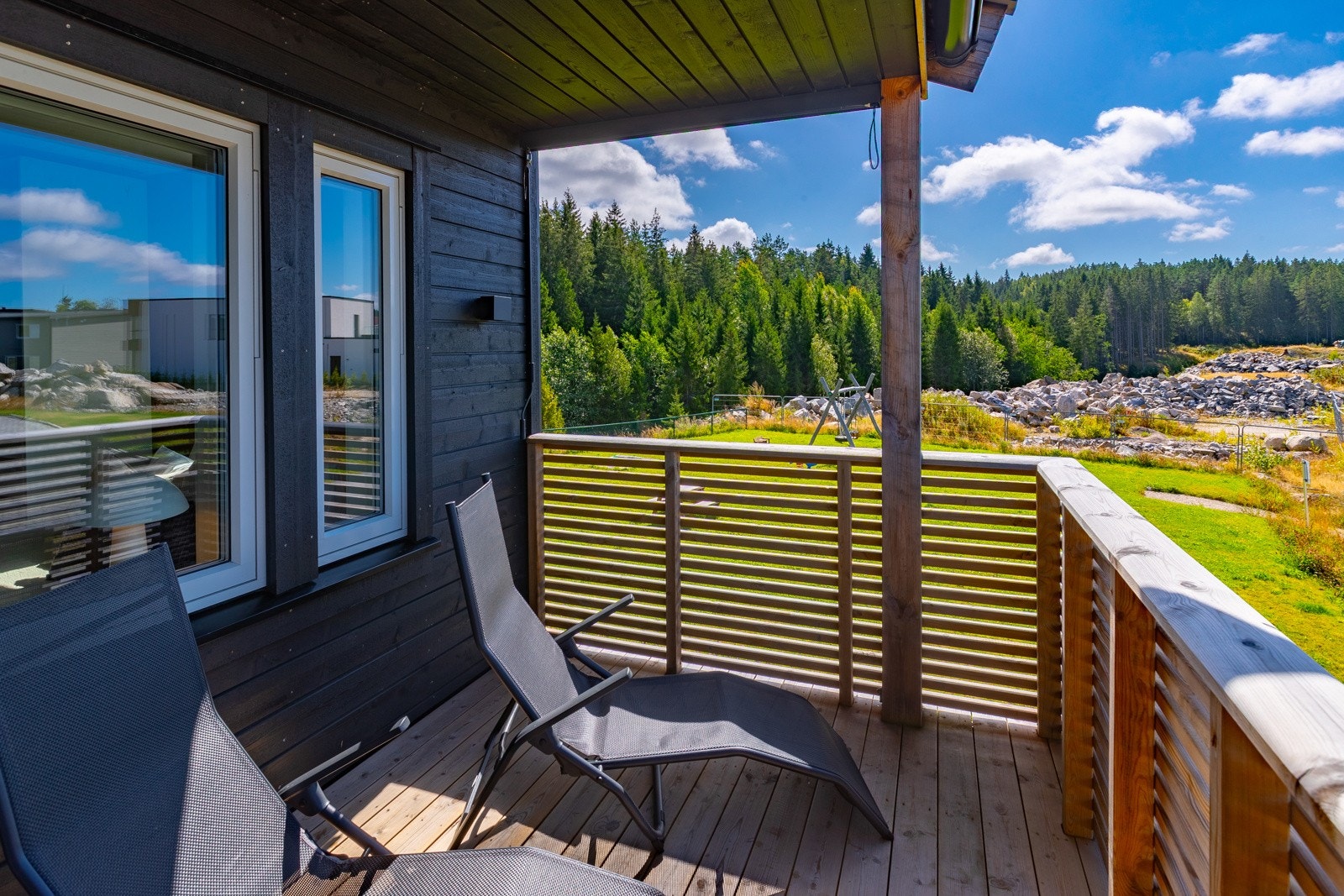 Deilig balkong mot syd-vest Galleribilde