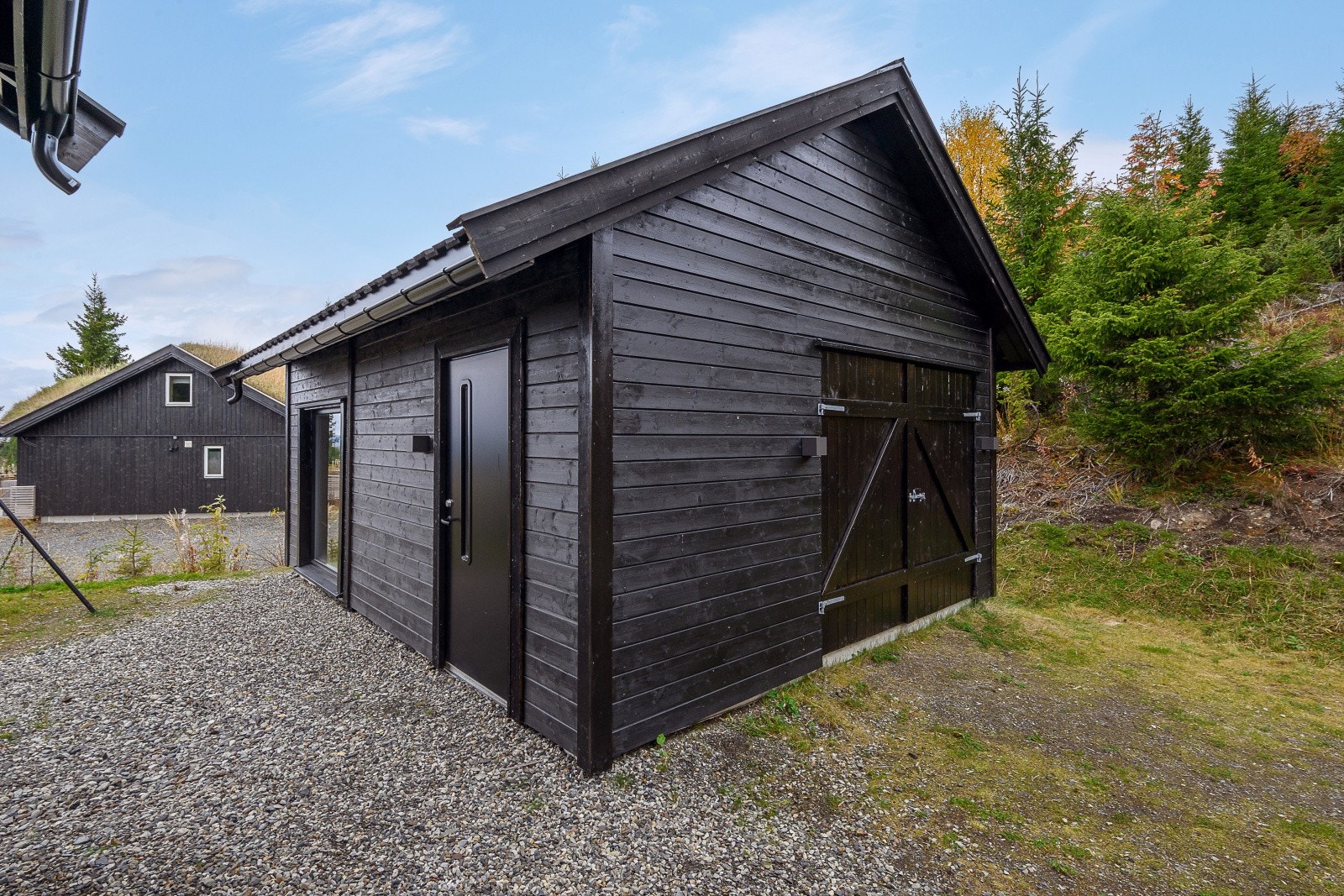 Garasje med badstue. Galleribilde