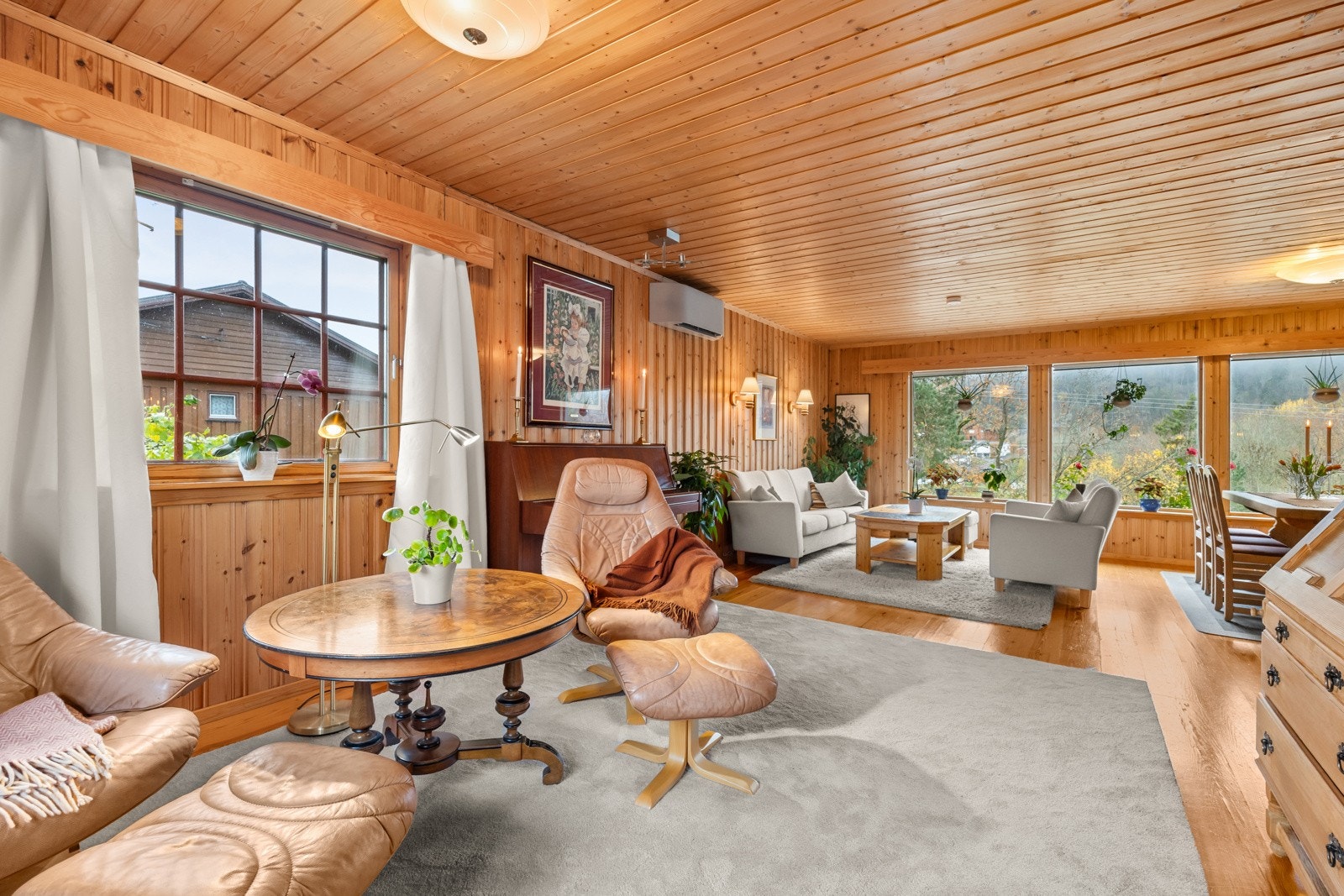 Stuens utforming gir plass til flere soner. Galleribilde