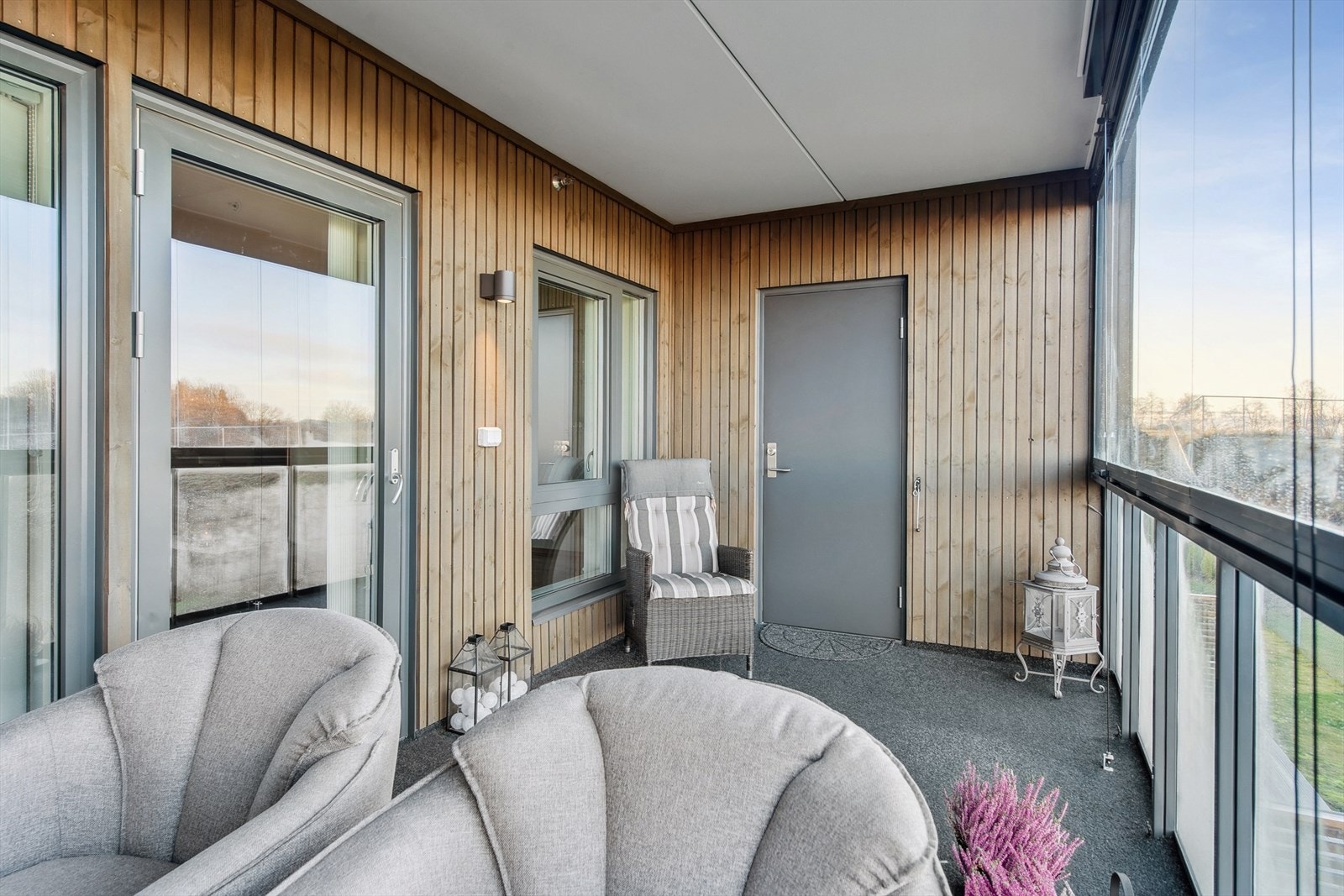 Fra balkongen er det også tilgang til en praktisk, ekstern bod på 3 m². Galleribilde