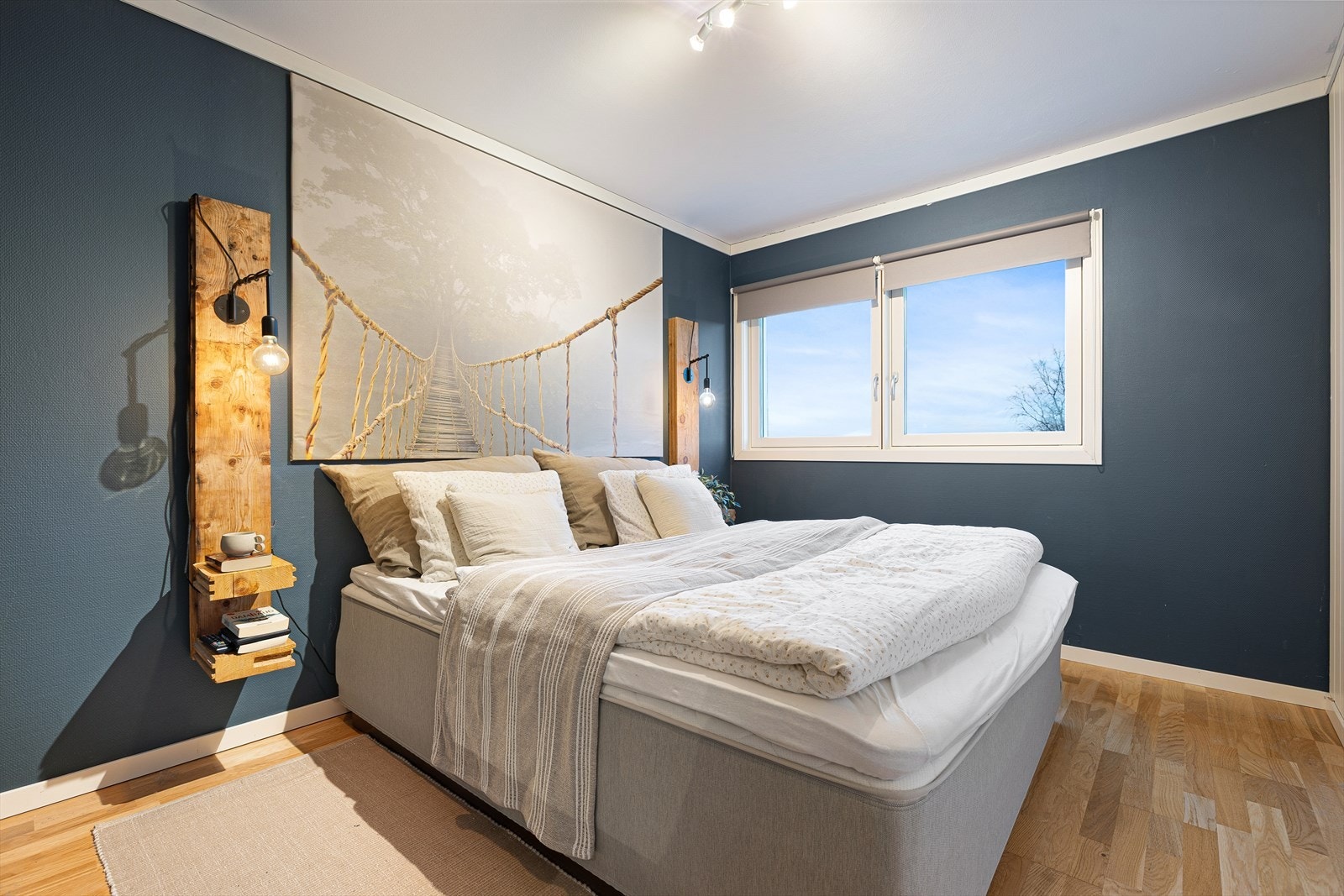 Leiligheten har to soverom på hhv. 11,5 kvm og 11 kvm. Galleribilde