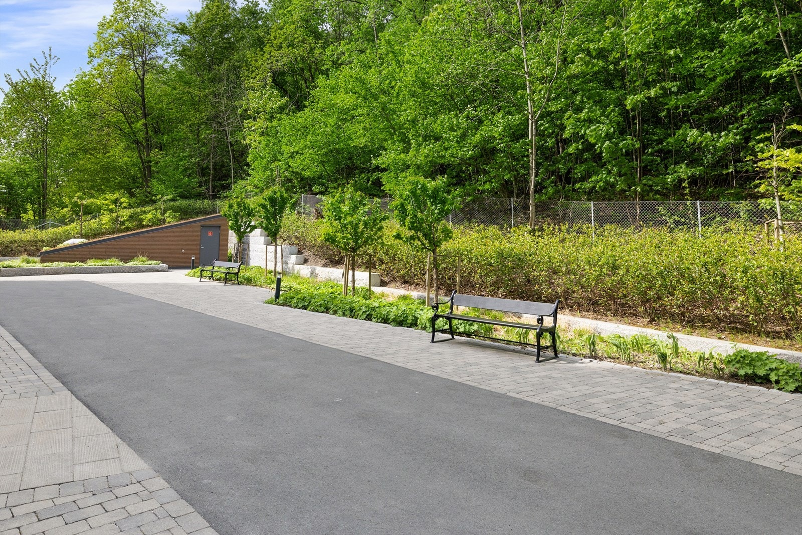 Sameiets easy living -konsept inkluderer fasiliteter som bl.a. treningsrom, sykkelrom, lounge, skistall, vaskehall til bil og felles takterrasse Galleribilde