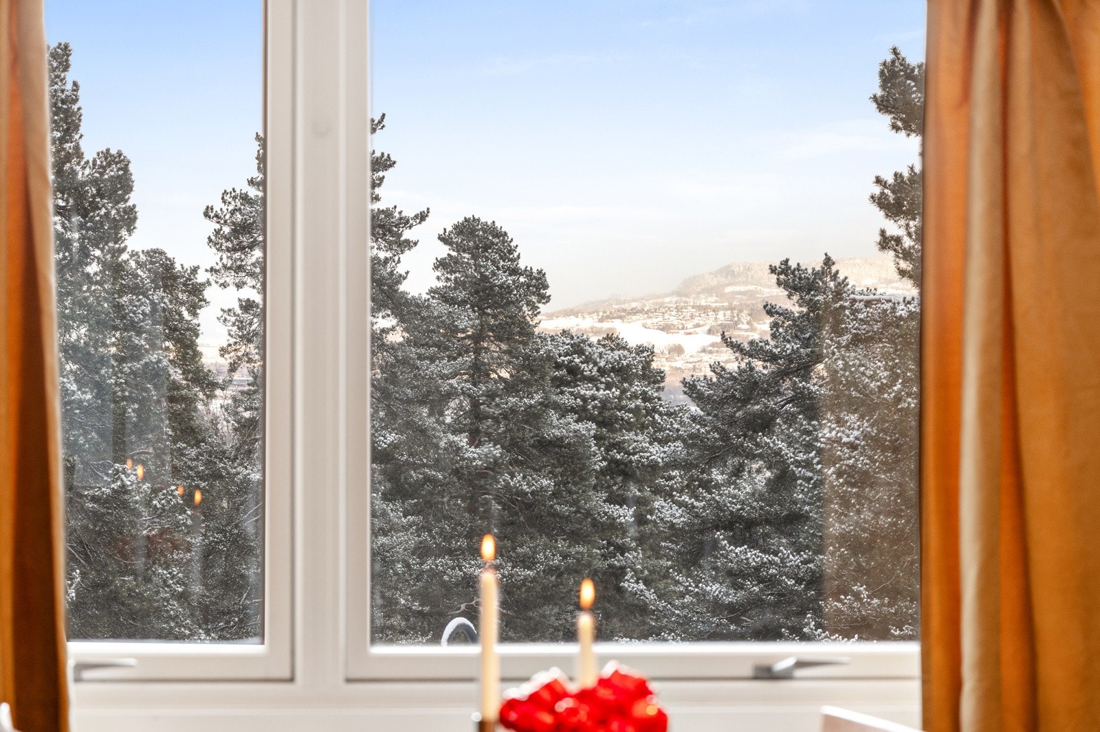 Flott utsikt fra spisestuen. Galleribilde