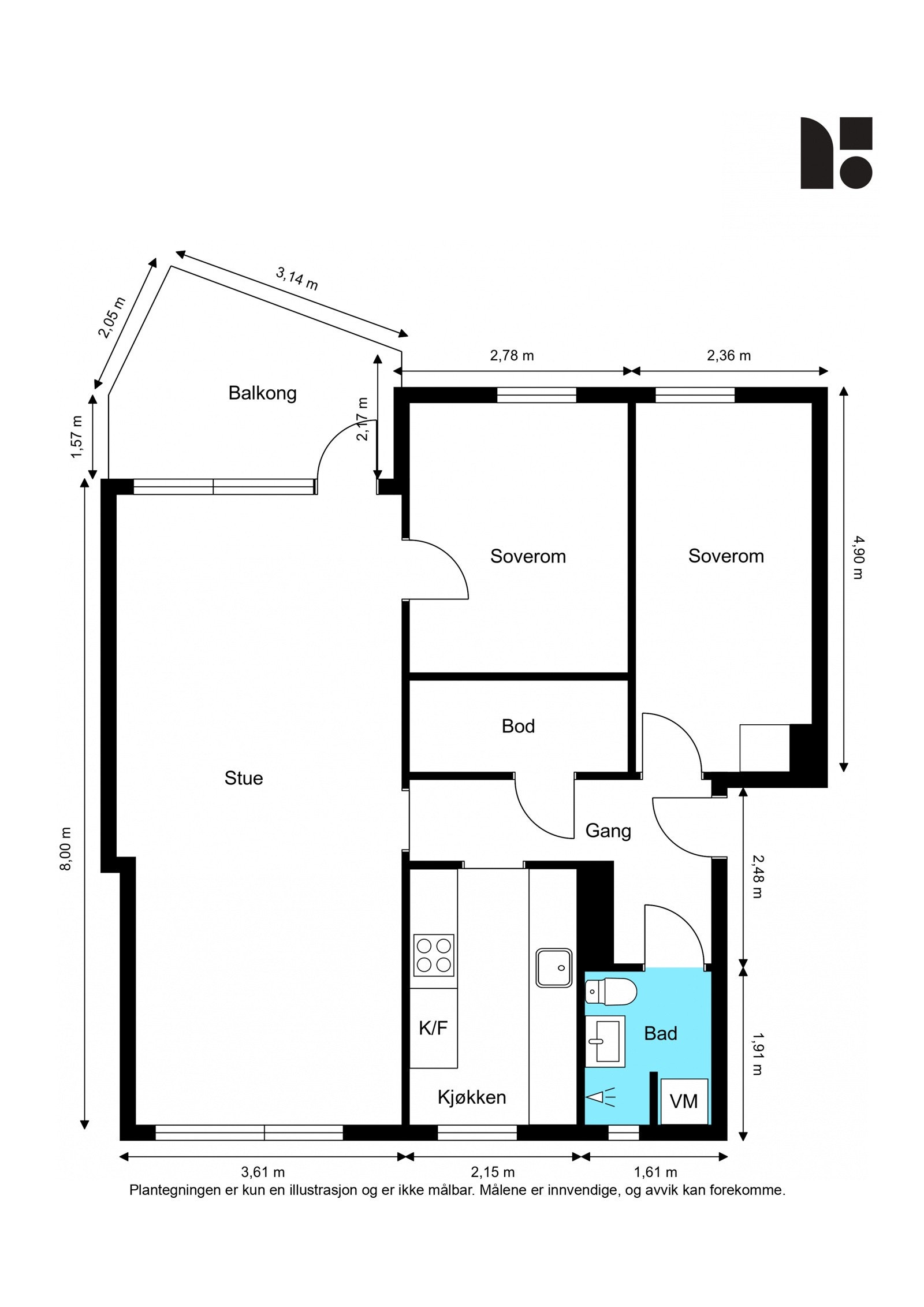 Plantegning. Galleribilde