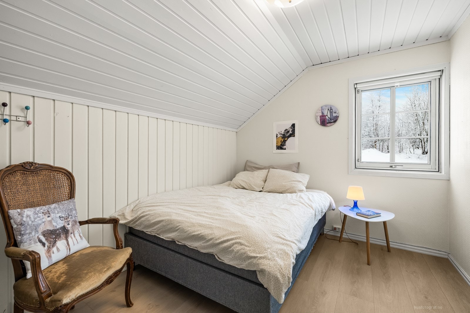 Innredet soverom. Galleribilde