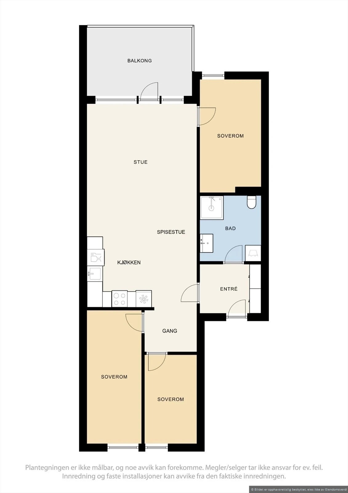 Plantegning Galleribilde