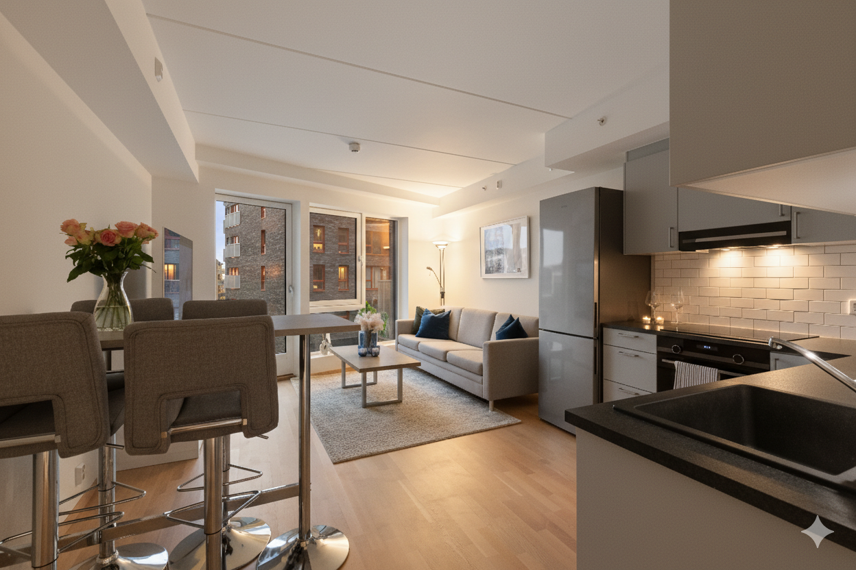 Velkommen til Ensjøveien 21 L - Presentert av Sverre Wiborg - Nordvik Bærum - Foto: ZOvenfra Galleribilde