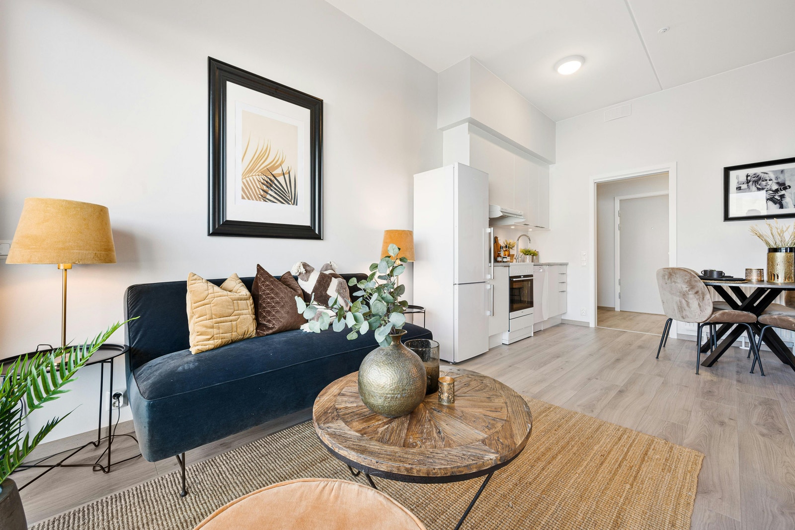 Åpen stue/kjøkkenløsning Galleribilde