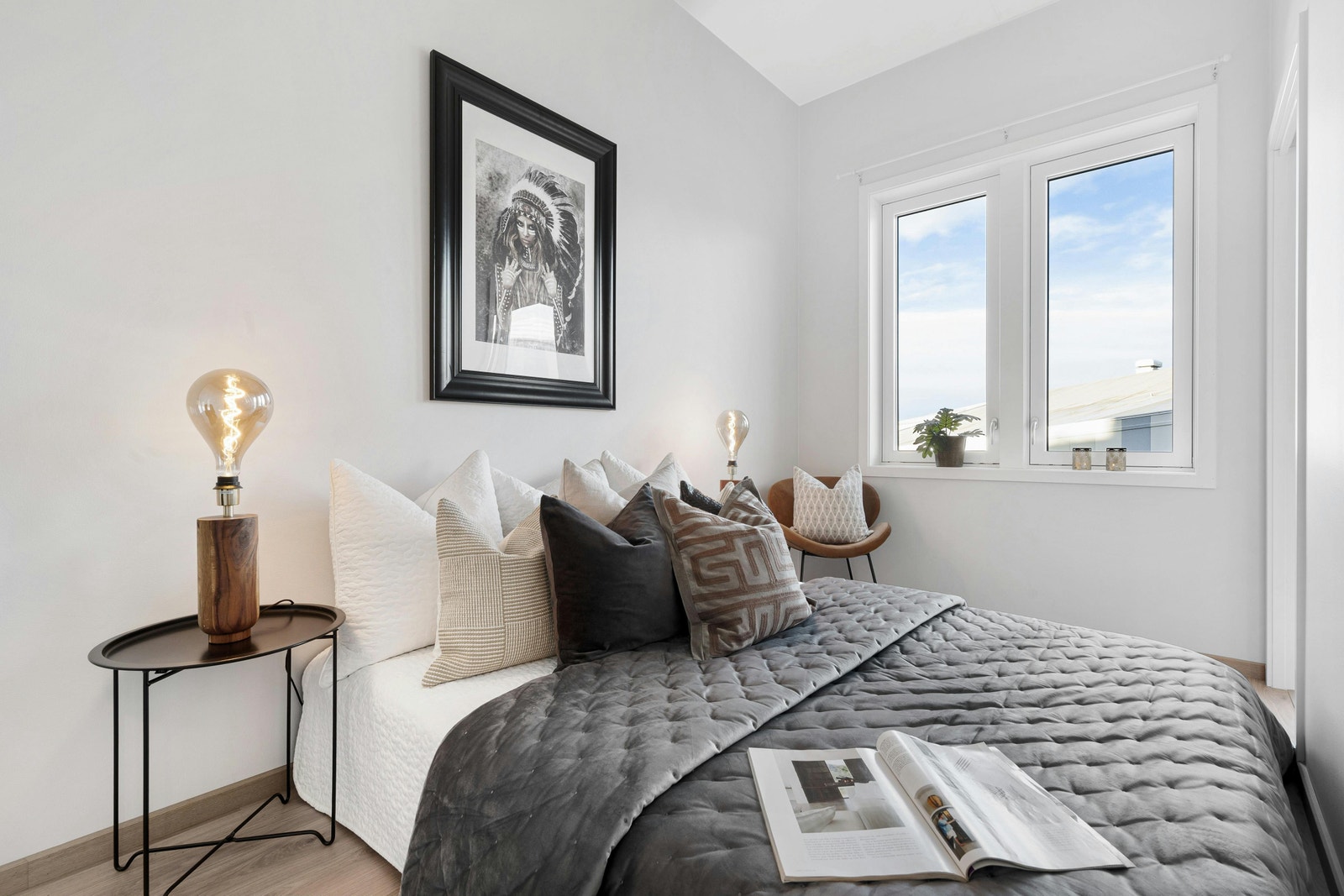 Soverom med Laila løsning og vinduer som kan åpnes Galleribilde