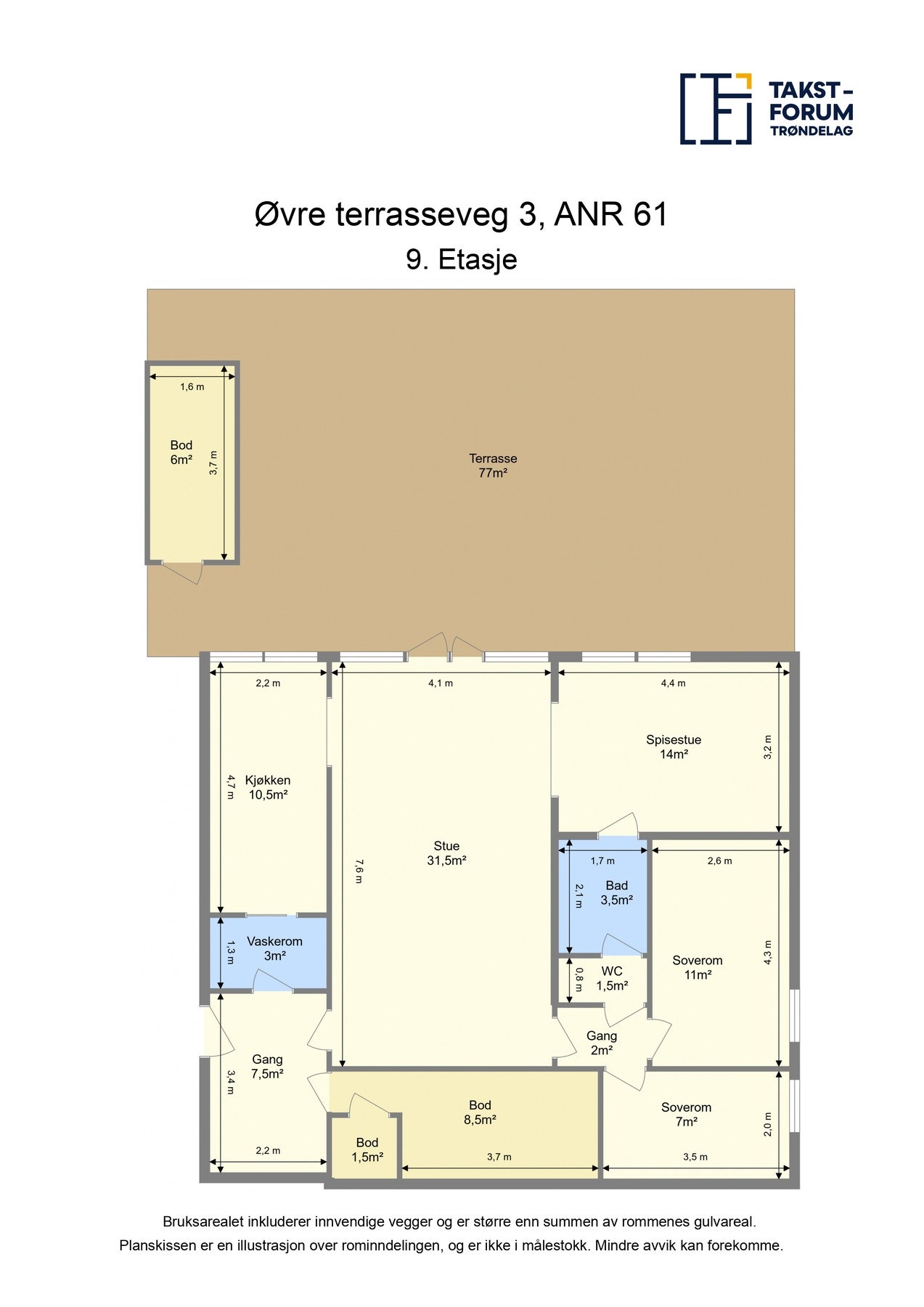 Plantegning. Galleribilde