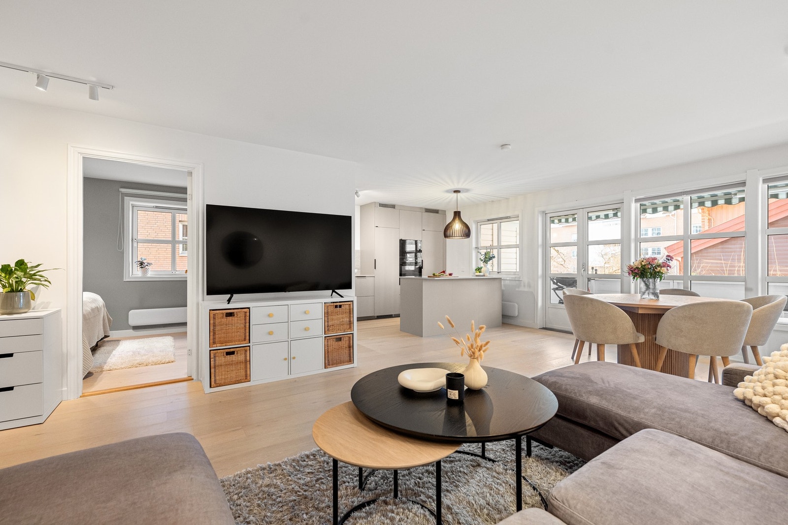 Det tredje soverommet har inngang fra stuen Galleribilde