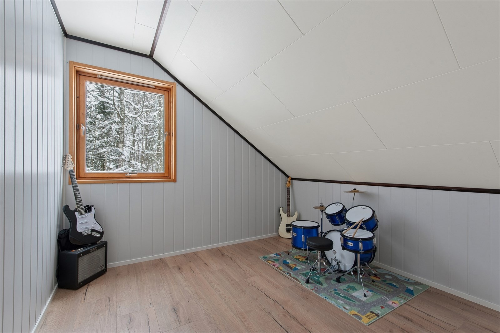 Boligen har totalt fem soverom. Galleribilde