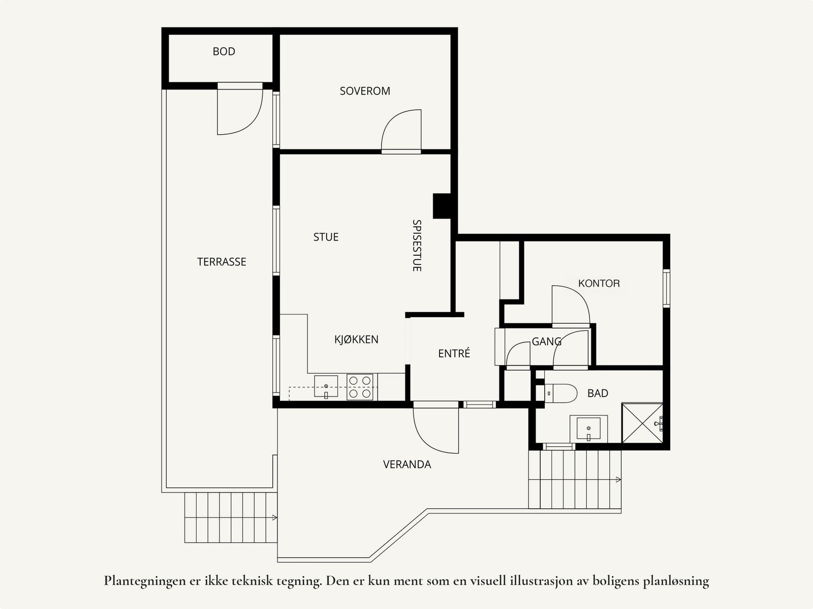 Planløsning. Galleribilde