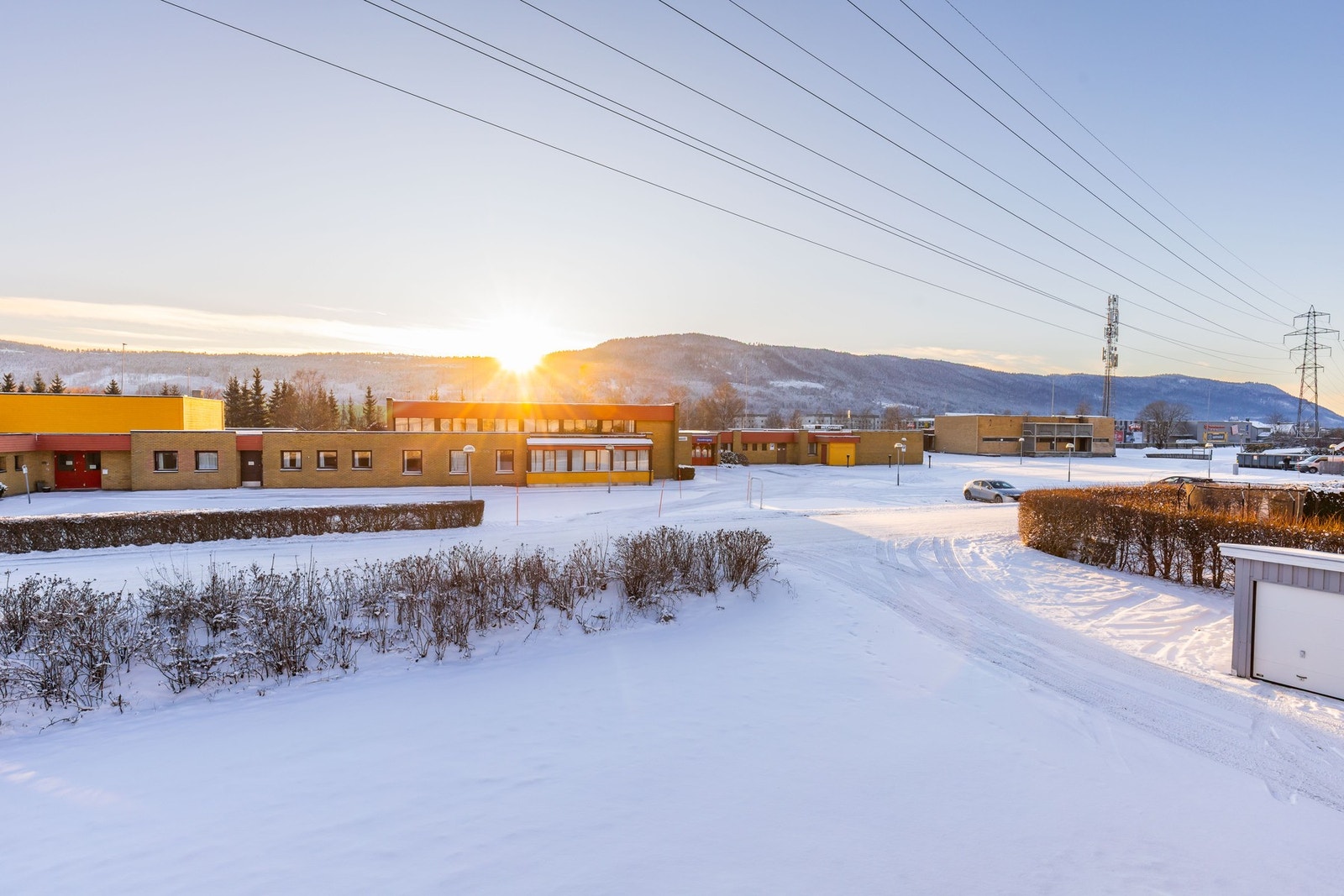 Det er fine utsiktsforhold fra balkongen. Galleribilde