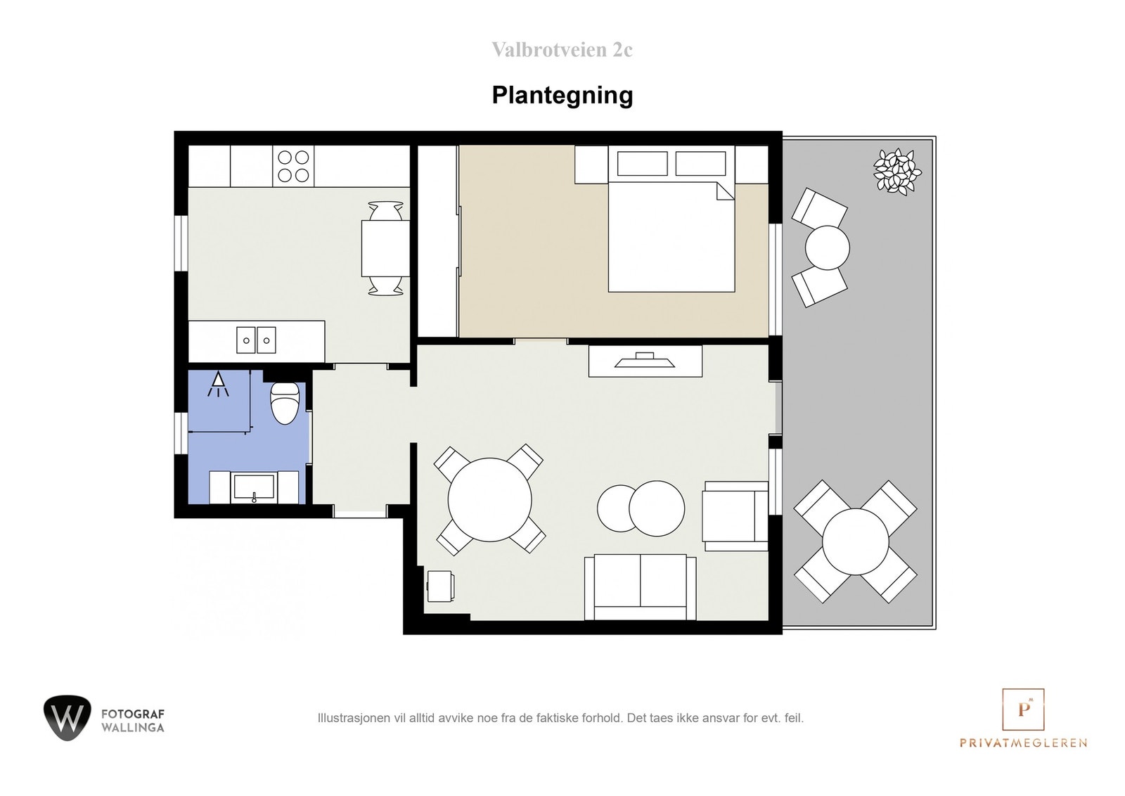 Plantegning Galleribilde