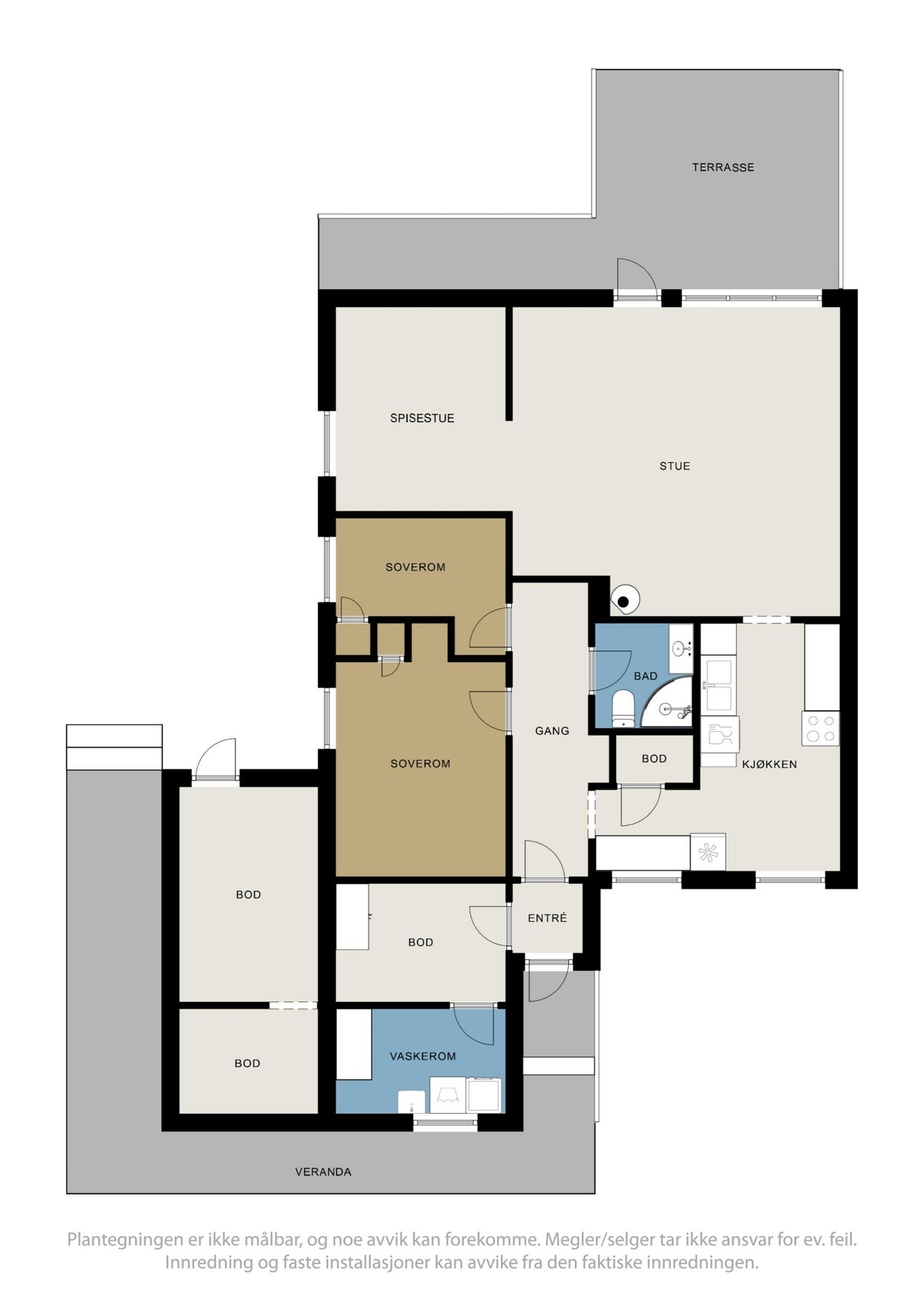 Plantegning Galleribilde