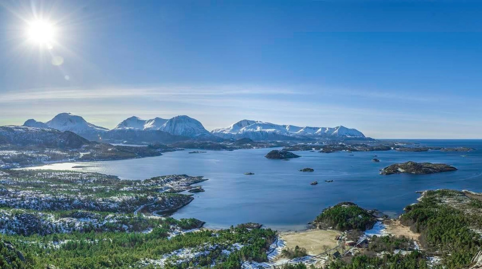 Utsikt fra Stabben mot nord Galleribilde