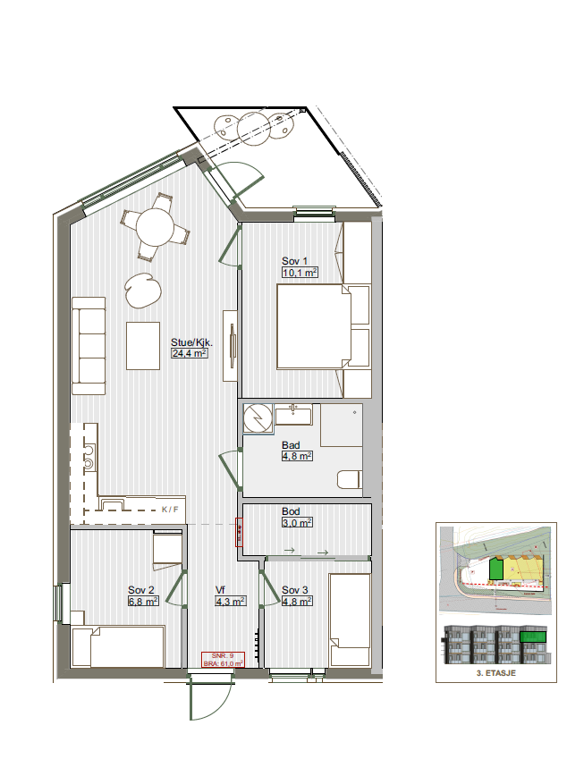 Plantegning Galleribilde