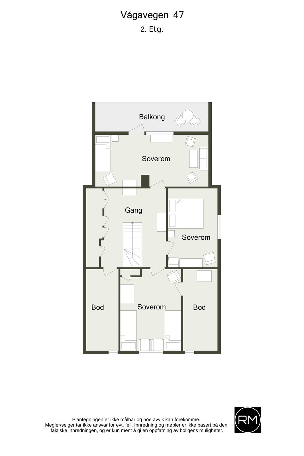 Plantegning 2. etasje. Galleribilde