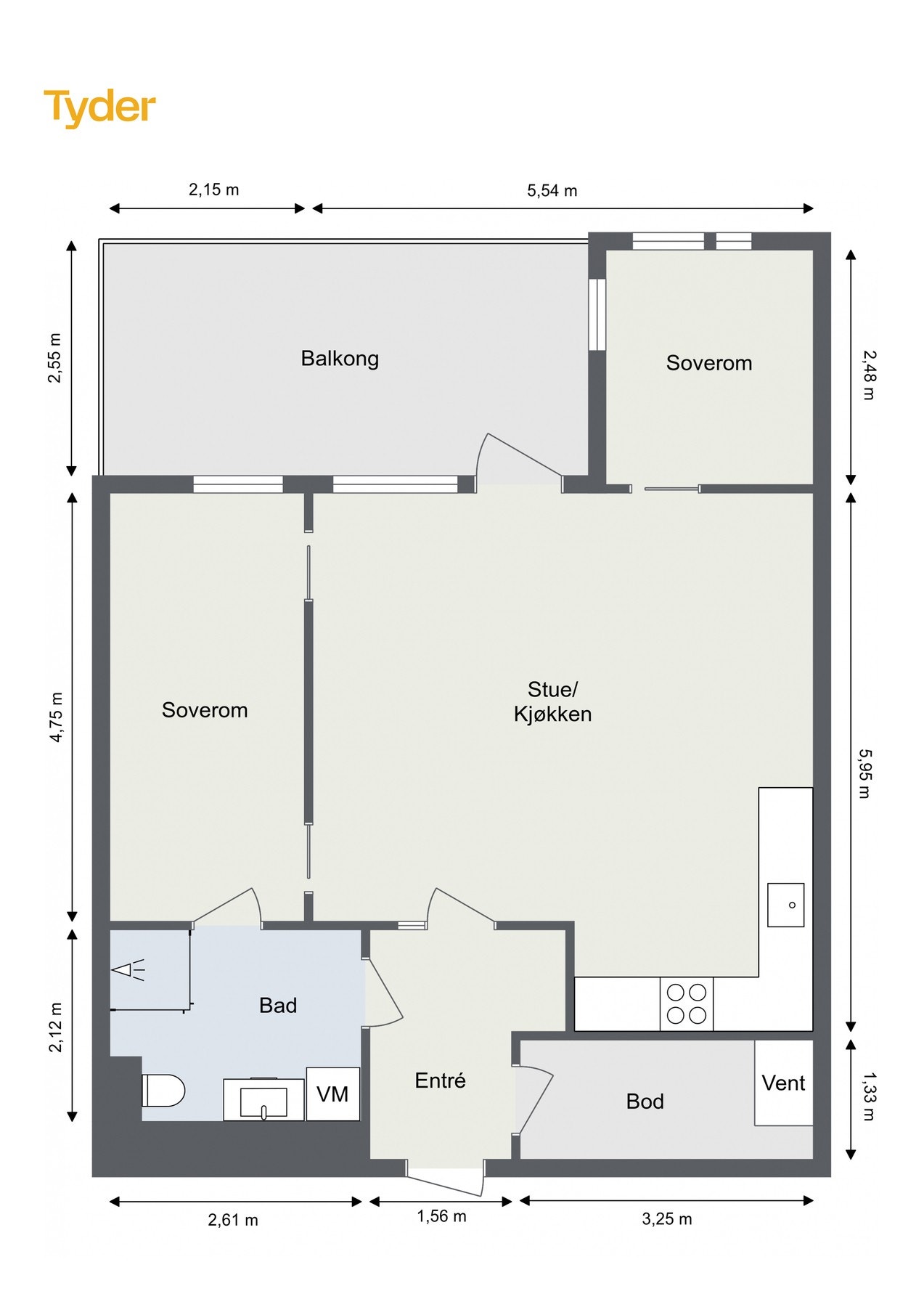 Plantegning Galleribilde