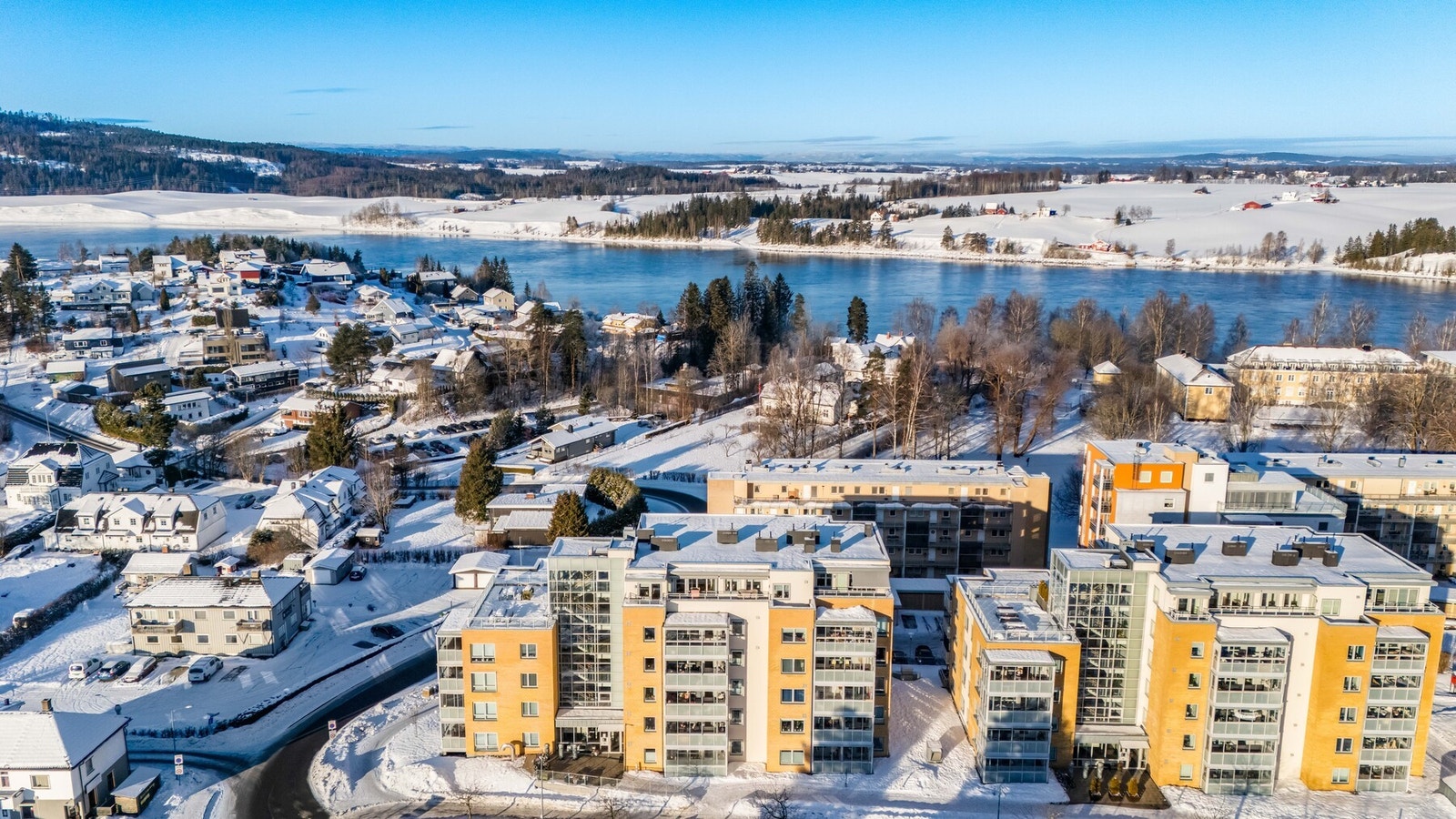 Her bor du stille og rolig, med nærhet til byliv. Galleribilde