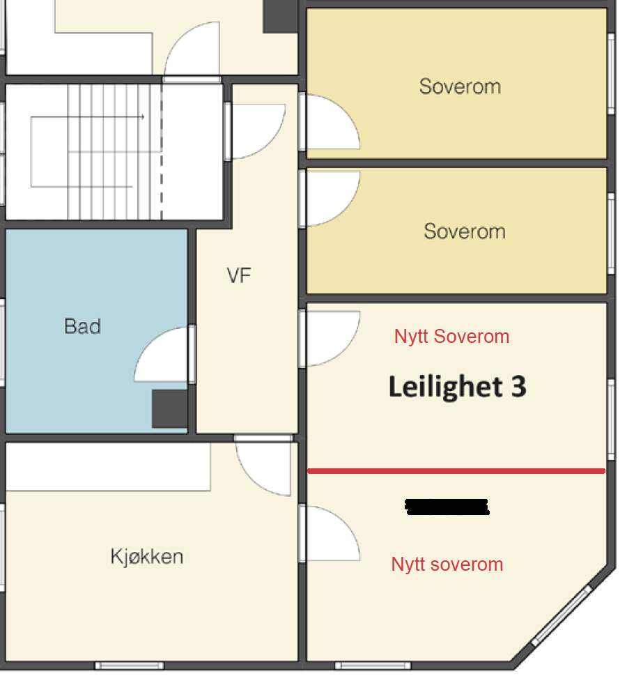 Leilighet i 2. etg Galleribilde