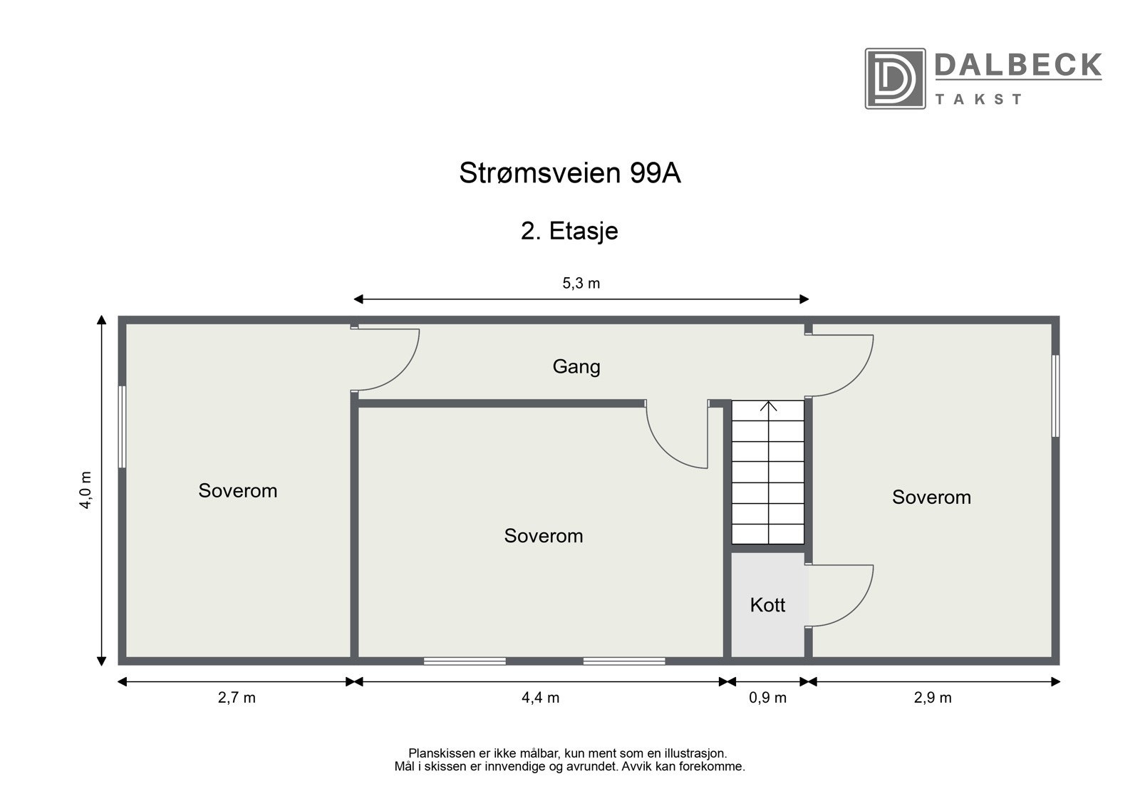 Plantegning 2. etasje Galleribilde