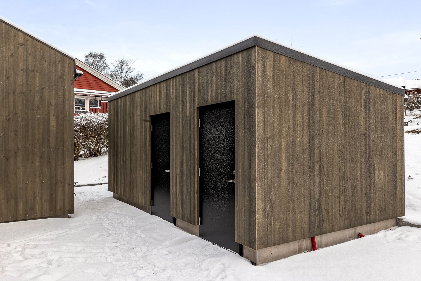 Boligen disponerer en ekstern bod på 5 m² for ekstra lagringsplass. Galleribilde