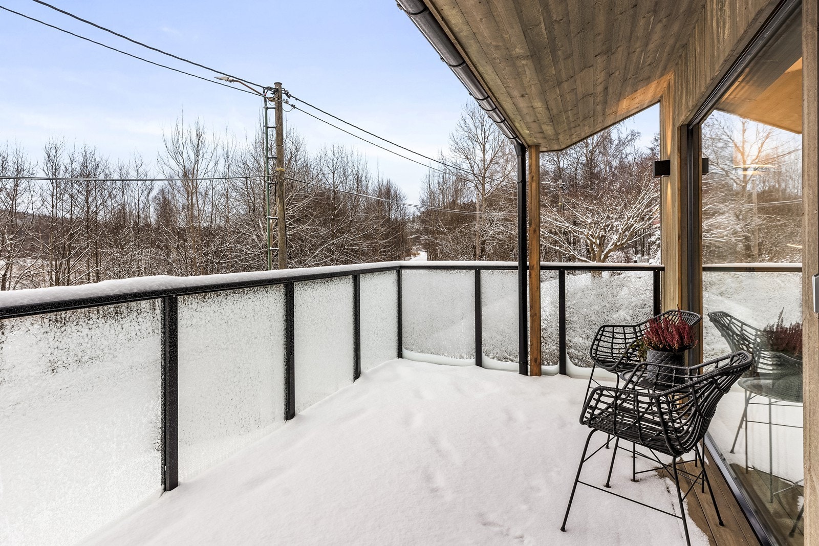 Her er det god plass til en sittegruppe for utendørs hygge. Galleribilde