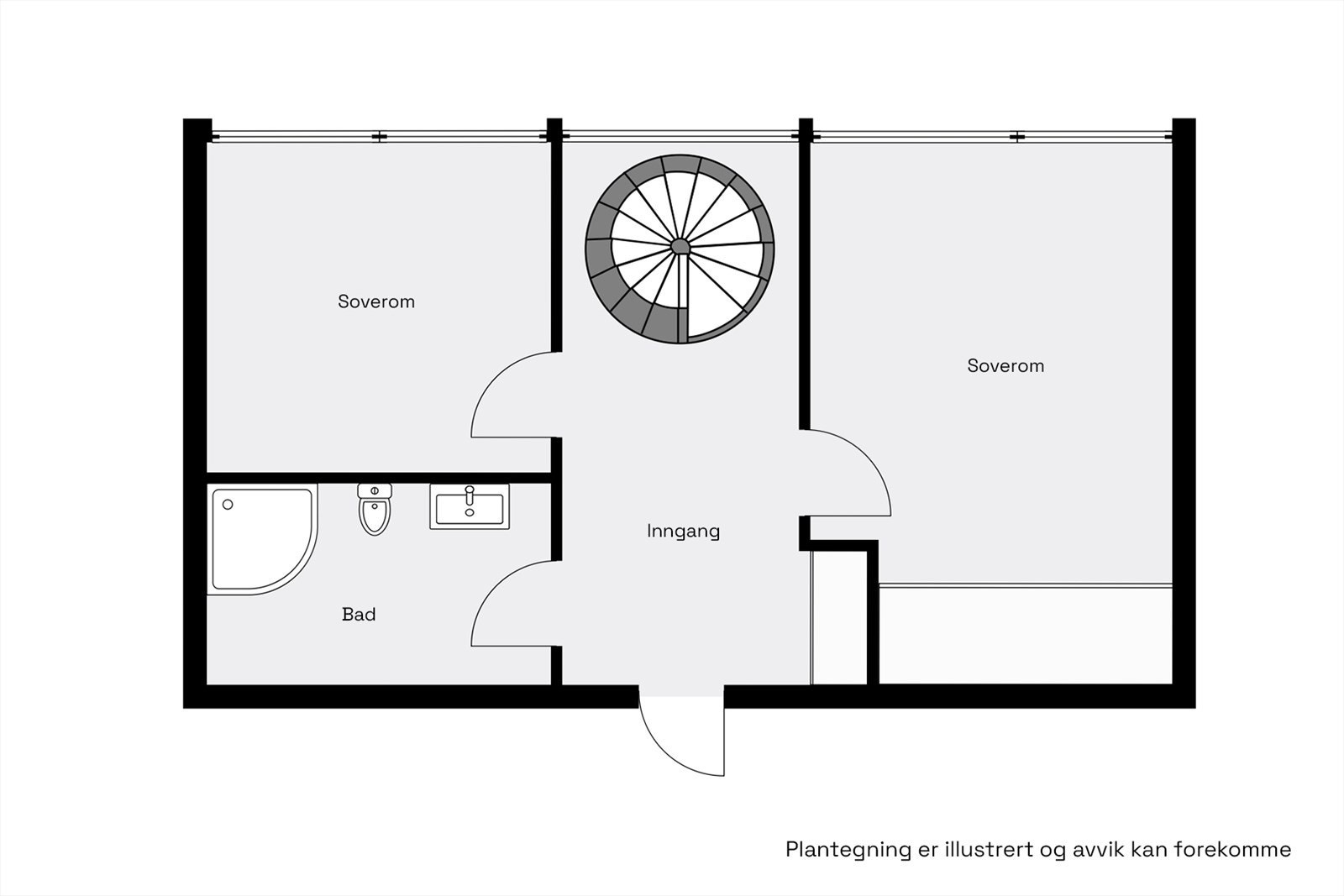 Plantegning Galleribilde