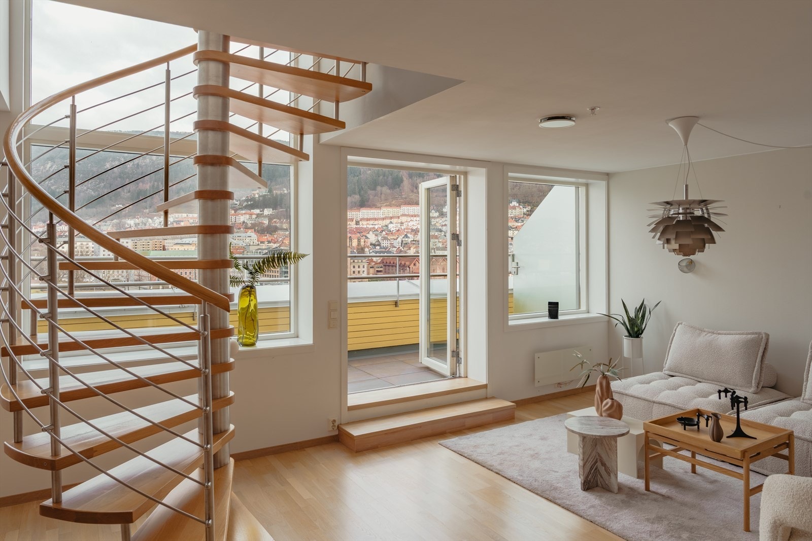 Borettslaget har også en felles takterrasse som kan benyttes av beboerne Galleribilde