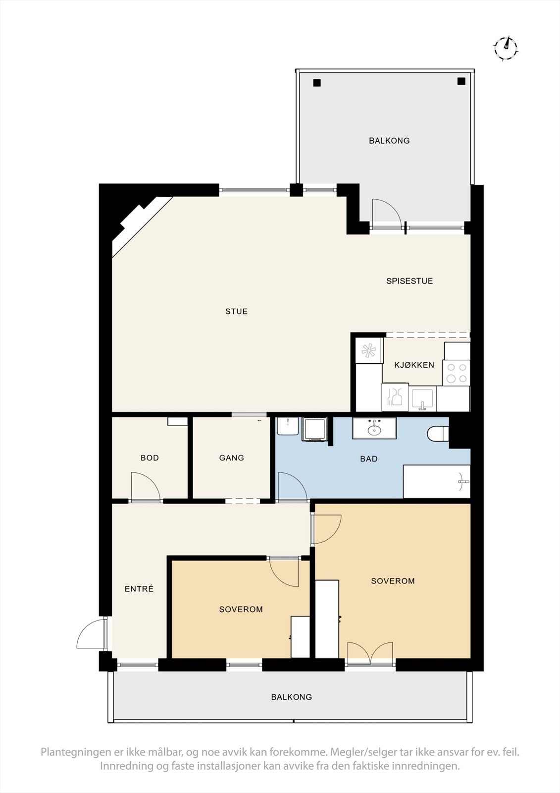 Plantegning Galleribilde