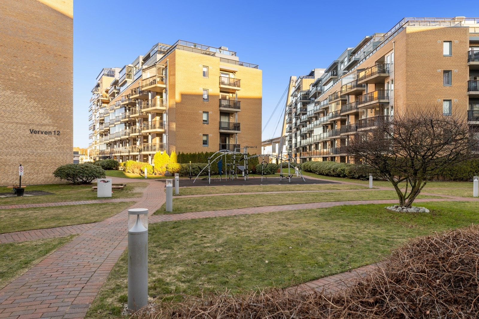 Flotte fellesareal i Verven Galleribilde