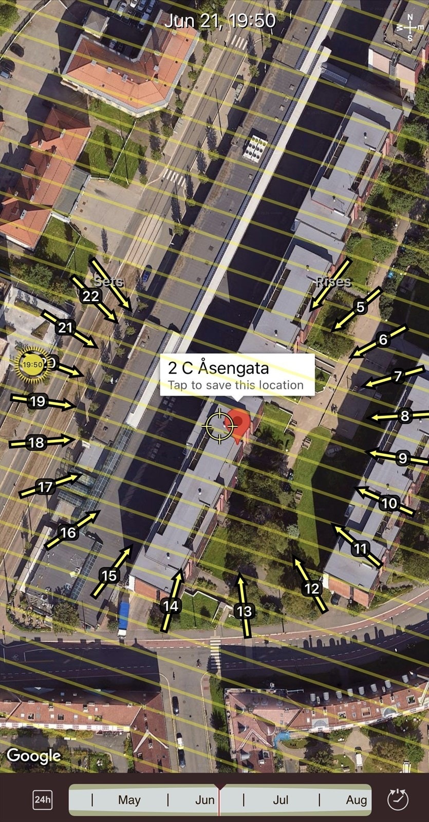 Balkongen har fantastiske solforhold med sol fra ca. 15:00 - 22:00 ved sommersolverv. Galleribilde