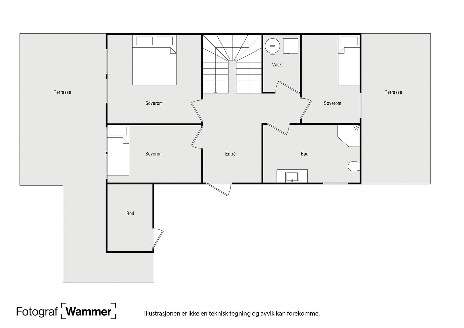 Plantegninger for 1. etasje Galleribilde