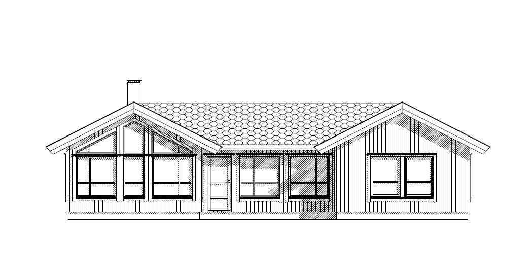 Bilde av tegning fasade front Galleribilde