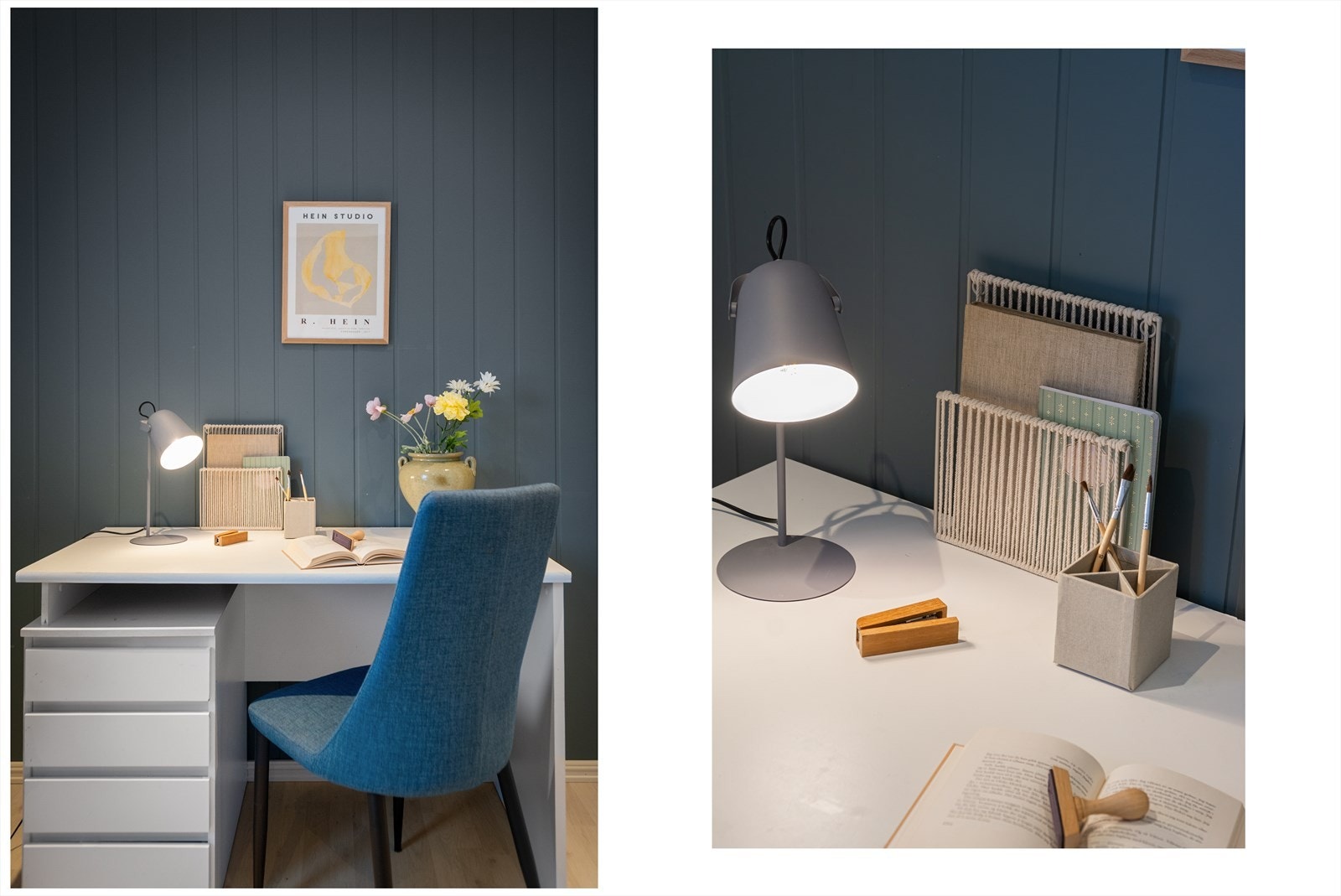 Detaljer fra arbeidsplassen på det andre soverommet. Galleribilde