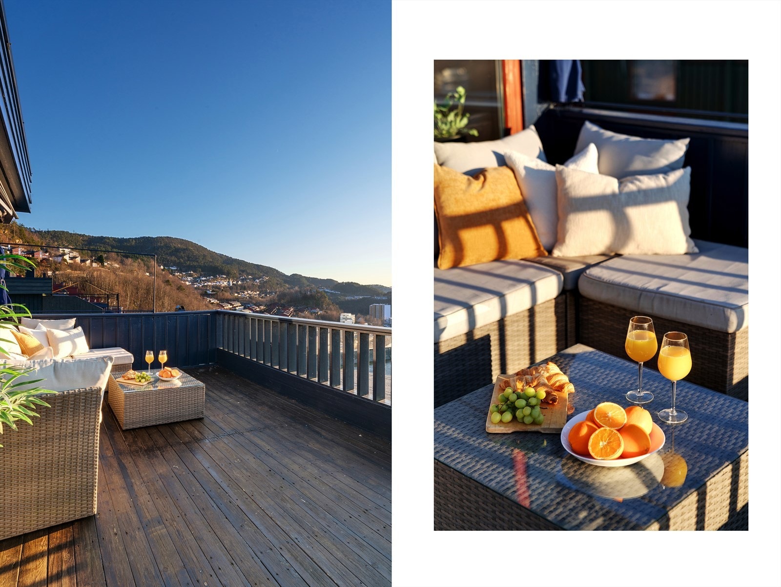 - Boligen byr på hele 57 m² terrasseareal(!) - Galleribilde